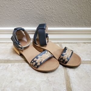 Latigo Leather Heeled Sandal Like New